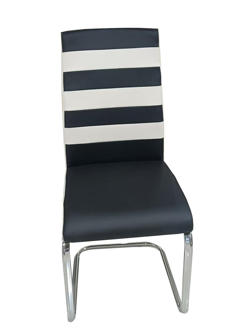 Nella Dining Chair Black&White-zoom-