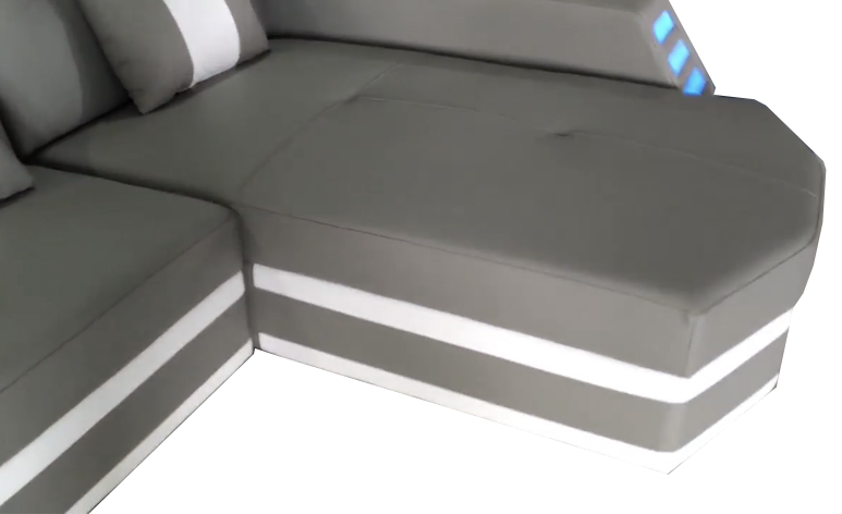 Boa Sectional LED Grey RIGHT-zoom-