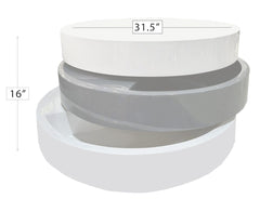 Ovvo Coffee Table WHT|GRY|WHT