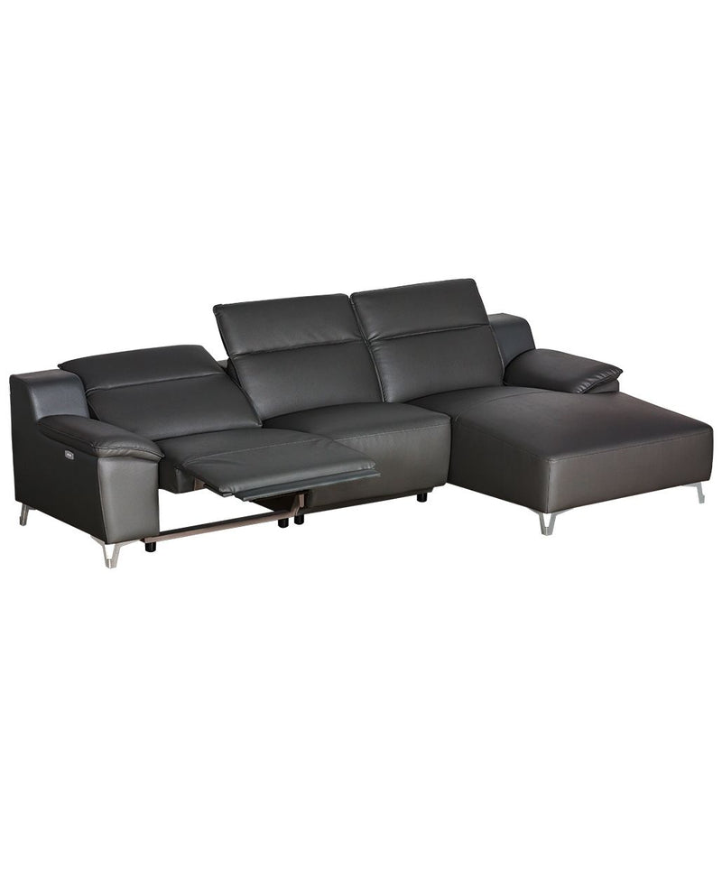 Melanie Sectional black RIGHT-zoom-