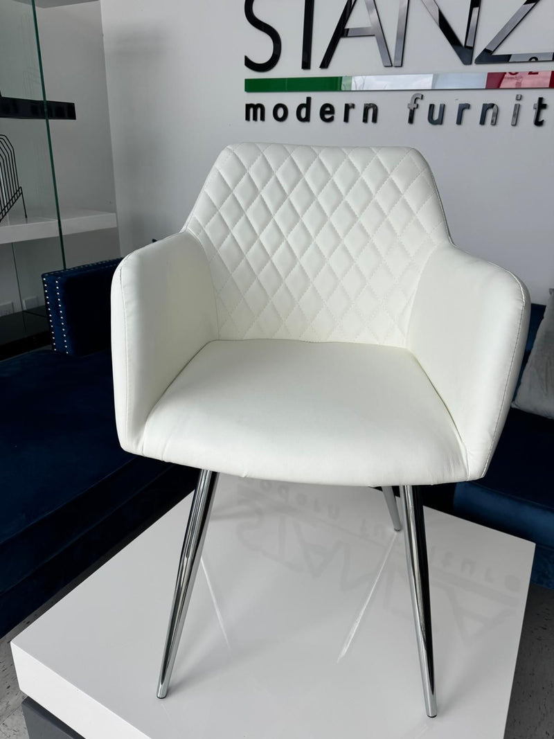 Alba Dining Chair White-zoom-