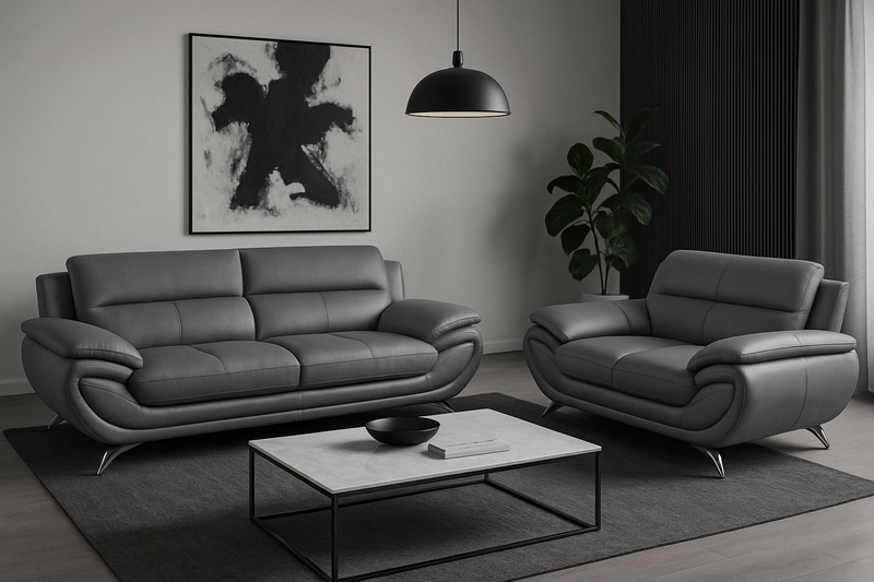 Venecia Sofa Set Grey-zoom-