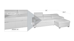 Kahlil Sectional Right black