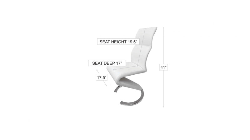 Cloud Dining Chair Grey-zoom-