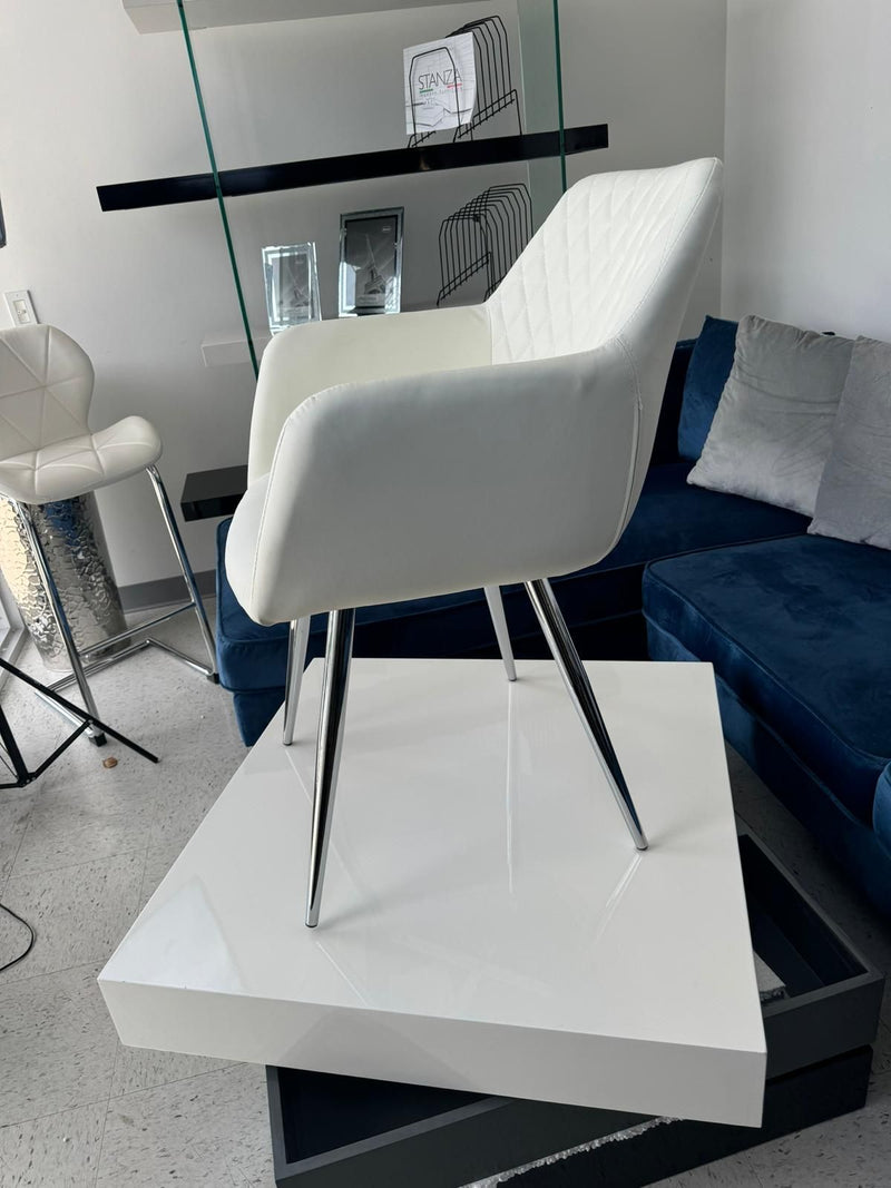 Alba Dining Chair White-zoom-
