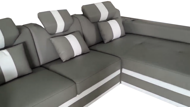 Boa Sectional LED Grey RIGHT-zoom-