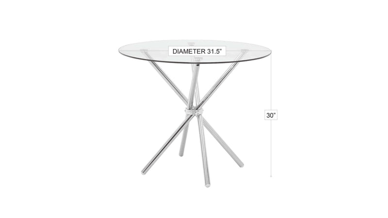 Jessica Round Dining Table 31.5" D-zoom-