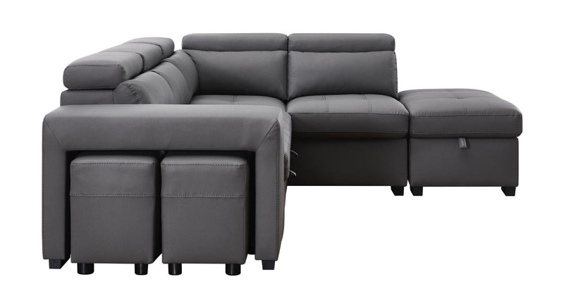 POSITANO Sectional NEW 2025 LEFT Grey-zoom-