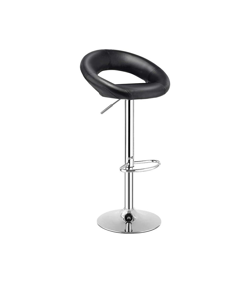 Donut Barstool Black-zoom-