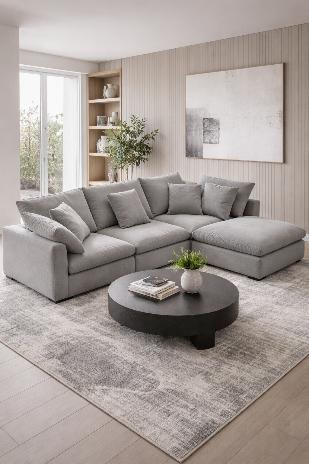 NEO Modular Sectional Sofa Grey