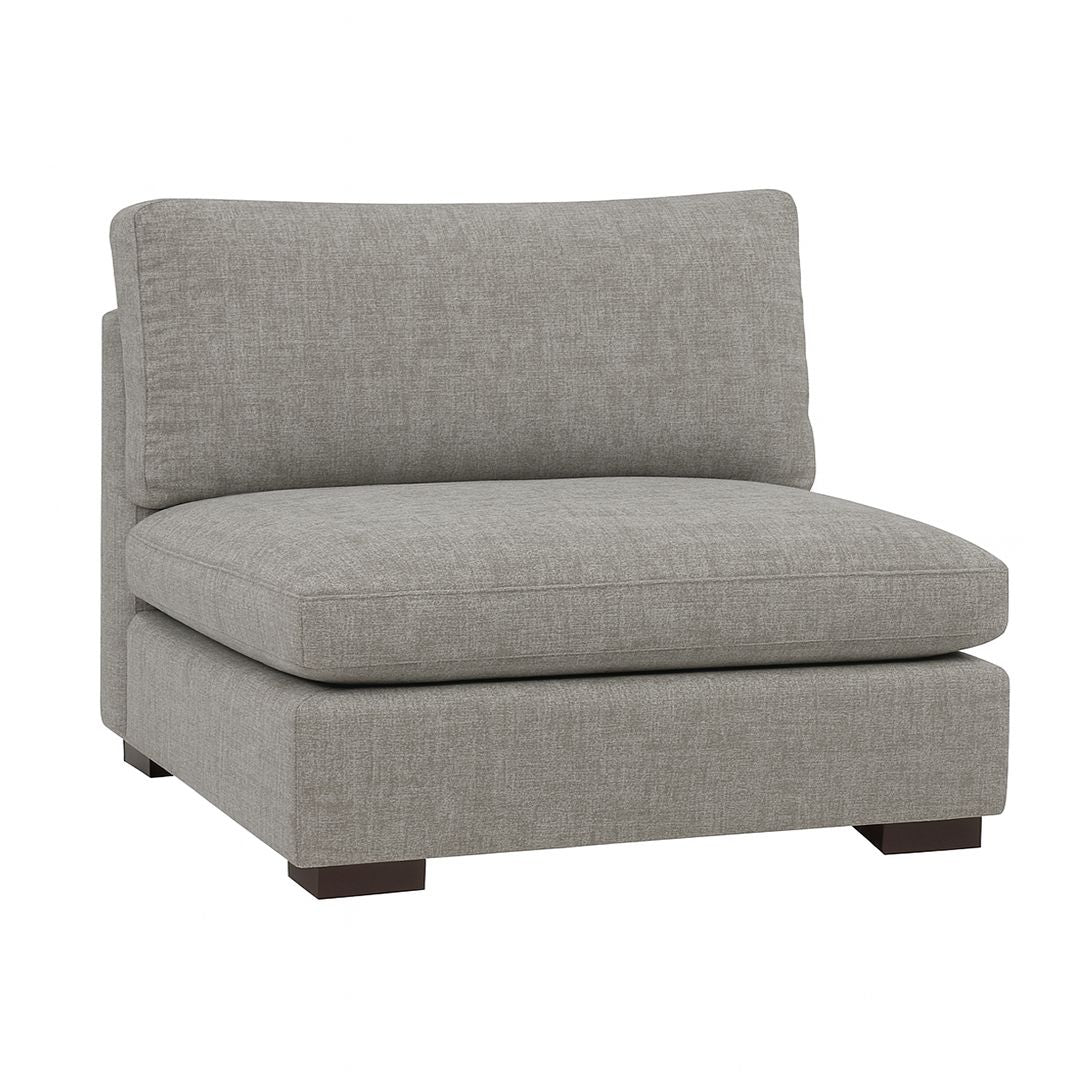 NEO Modular Armless Chair Grey