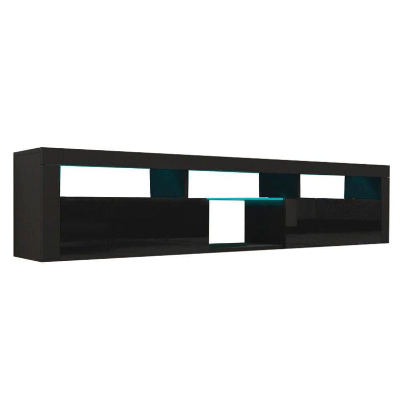 .TV228 Floating TV Stand with LED Black-zoom-