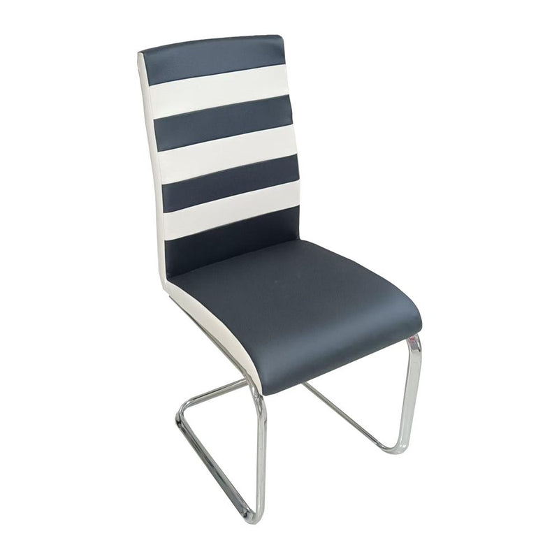 Nella Dining Chair Black&White-zoom-
