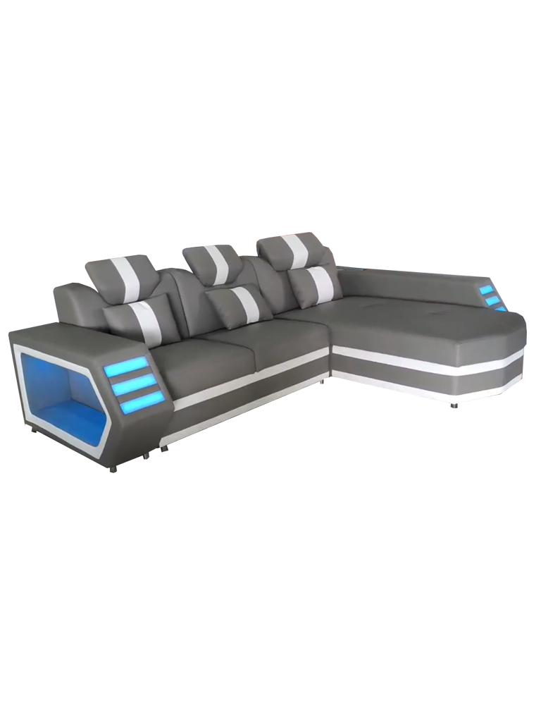Boa Sectional LED Grey RIGHT-zoom-