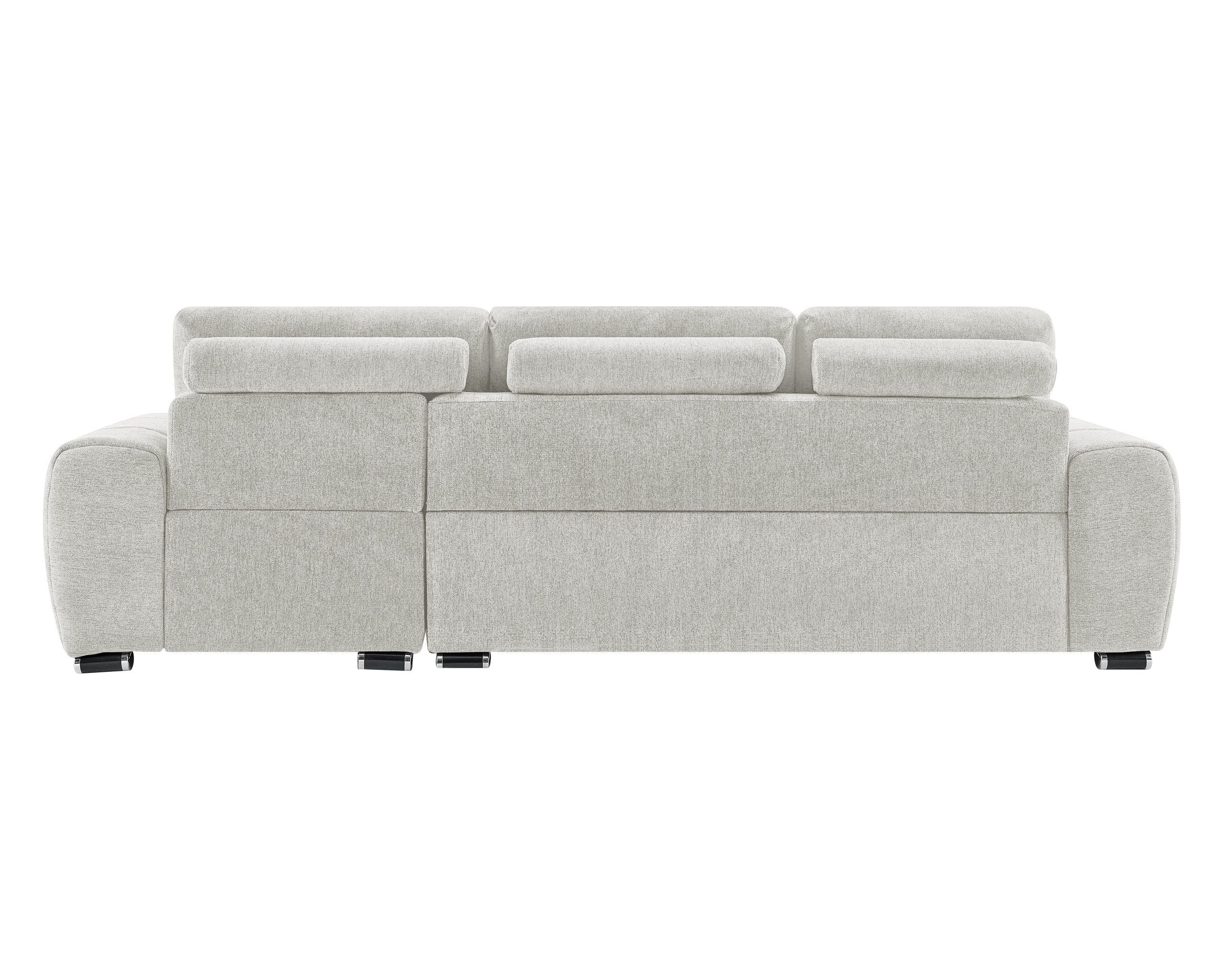 ROMA Sectional Light Beige - RIGHT