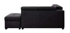 POSITANO Sectional NEW 2025 LEFT BLACK