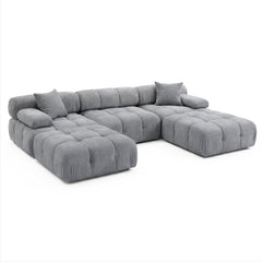 Munich Modular Sectional DARK GREY Fabric U OPTION