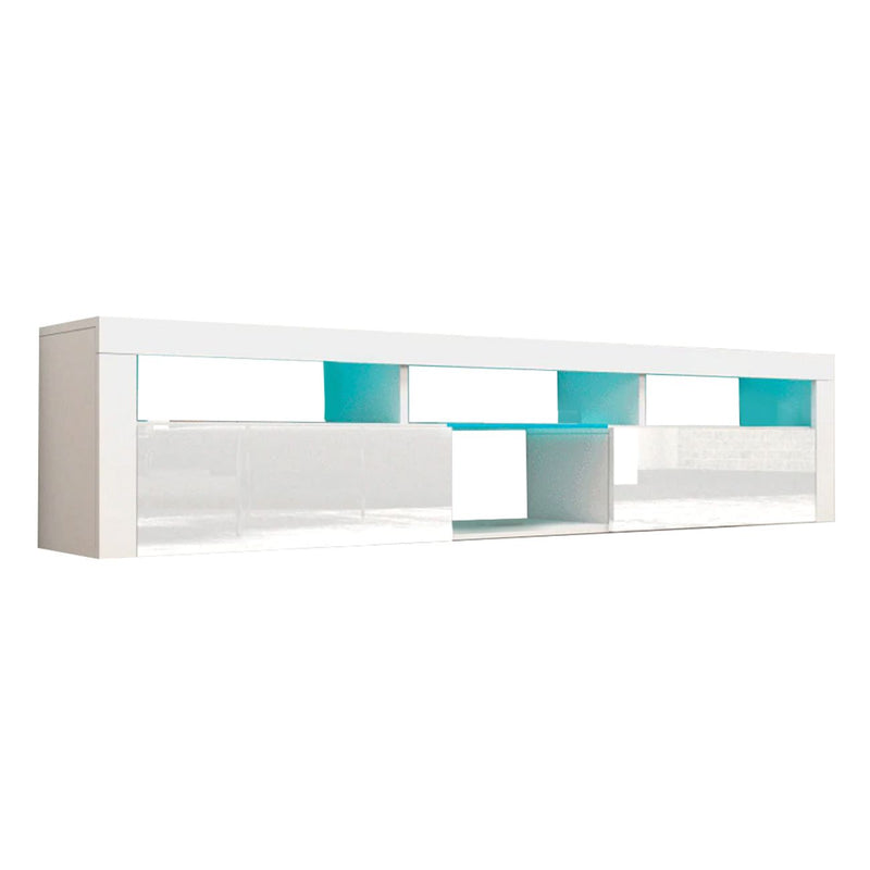 .TV228 Floating TV Stand with LED White-zoom-