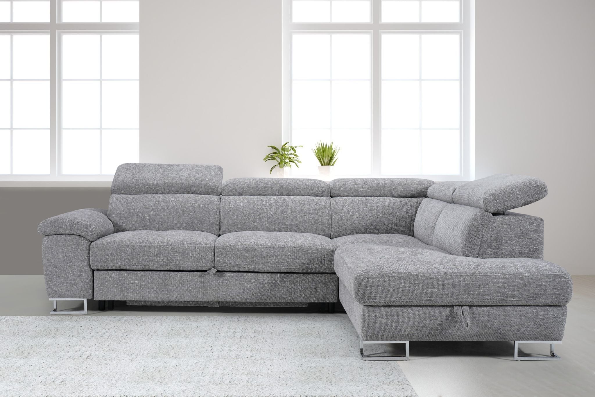 Sophia Fabric Sectional Right