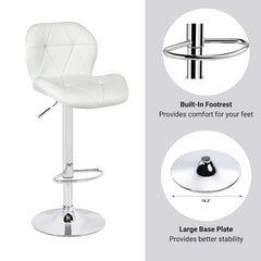 Diamond Barstool White