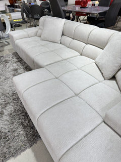 Midtown Sectional HEATHER LIGHT Grey LEFT