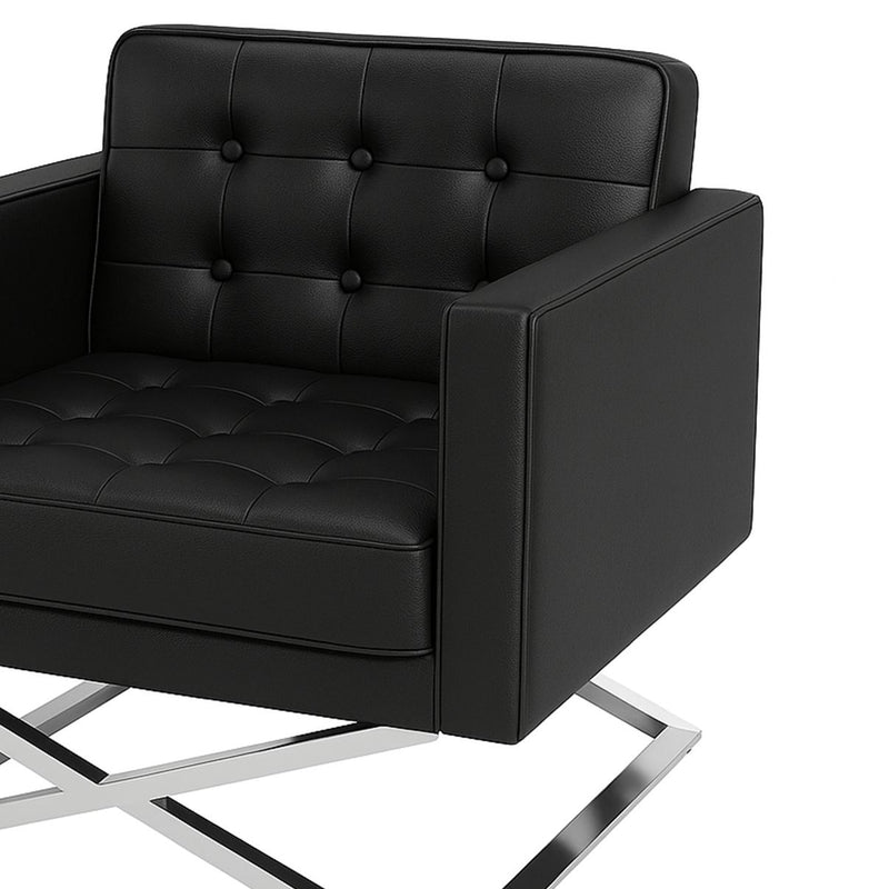 Valentin Accent Chair Black-zoom-