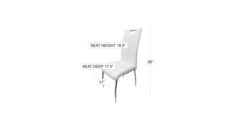 .Detroit Dining Chair White 6724-zoom-