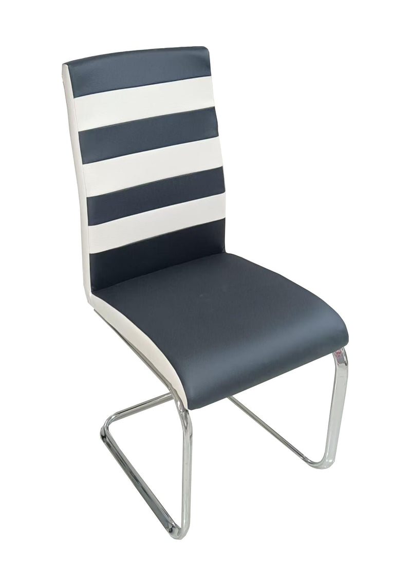 Nella Dining Chair Black&White-zoom-