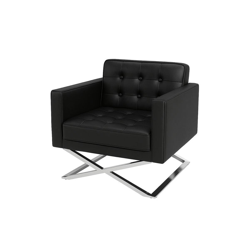Valentin Accent Chair Black-zoom-