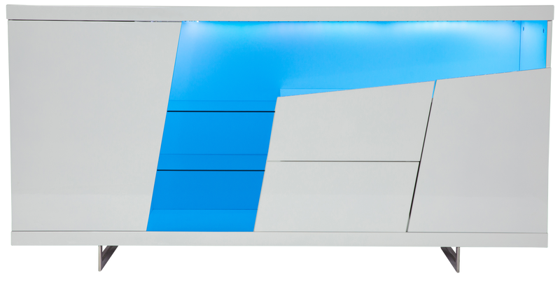 Adalyn Buffet LED All White Lacquer Paint-zoom-