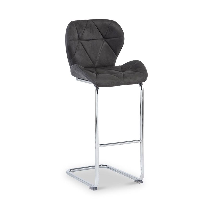 Crystal Barstool Black