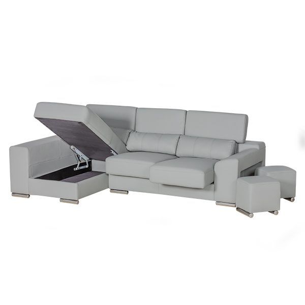 London Sectional Left grey-zoom-