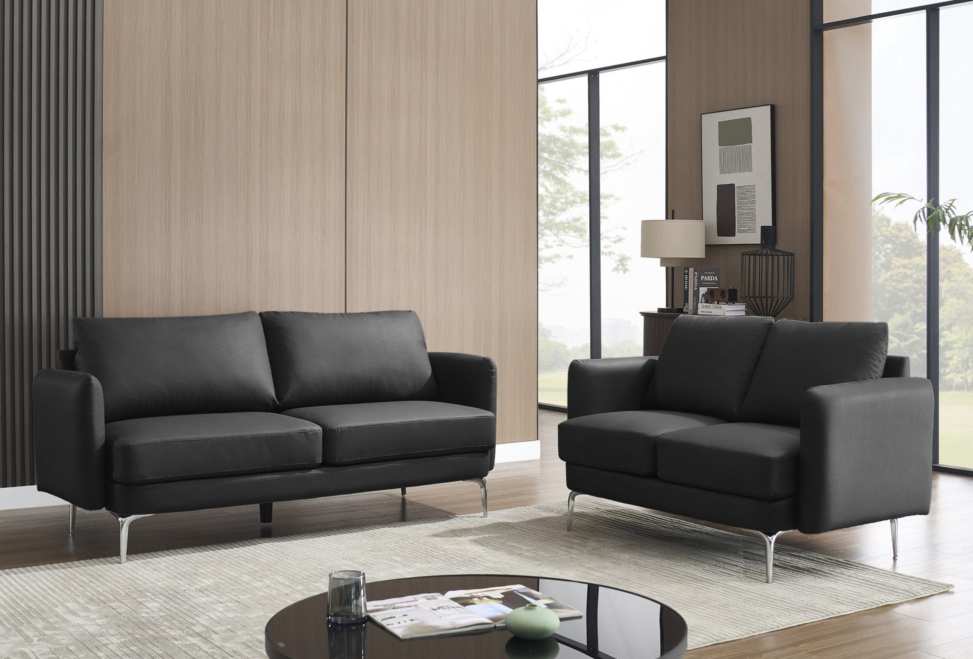 NORUEGA SOFA SET Black