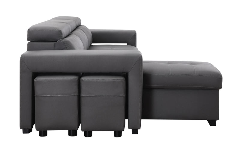 MILANO Sectional NEW 2025 Grey-zoom-