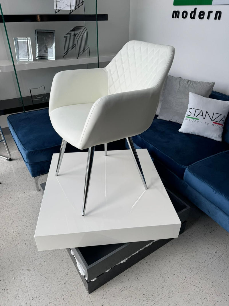Alba Dining Chair White-zoom-