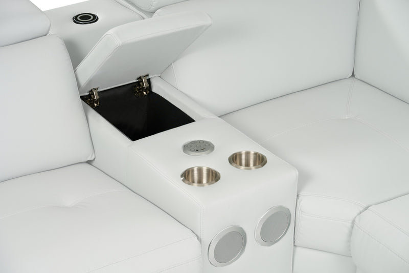Spartacus Recliner Model 2025 White-zoom-