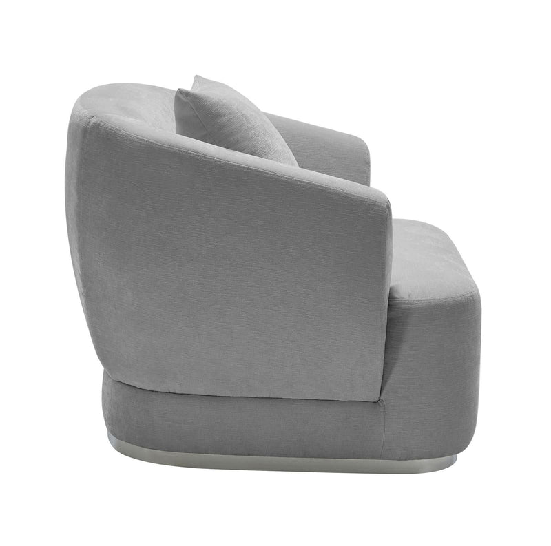 MONACO SOFA & LOVESEAT SET GREY-zoom-