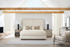 Caracole Meet U in the Middle Bed – side view – Lusso Furniture Miami