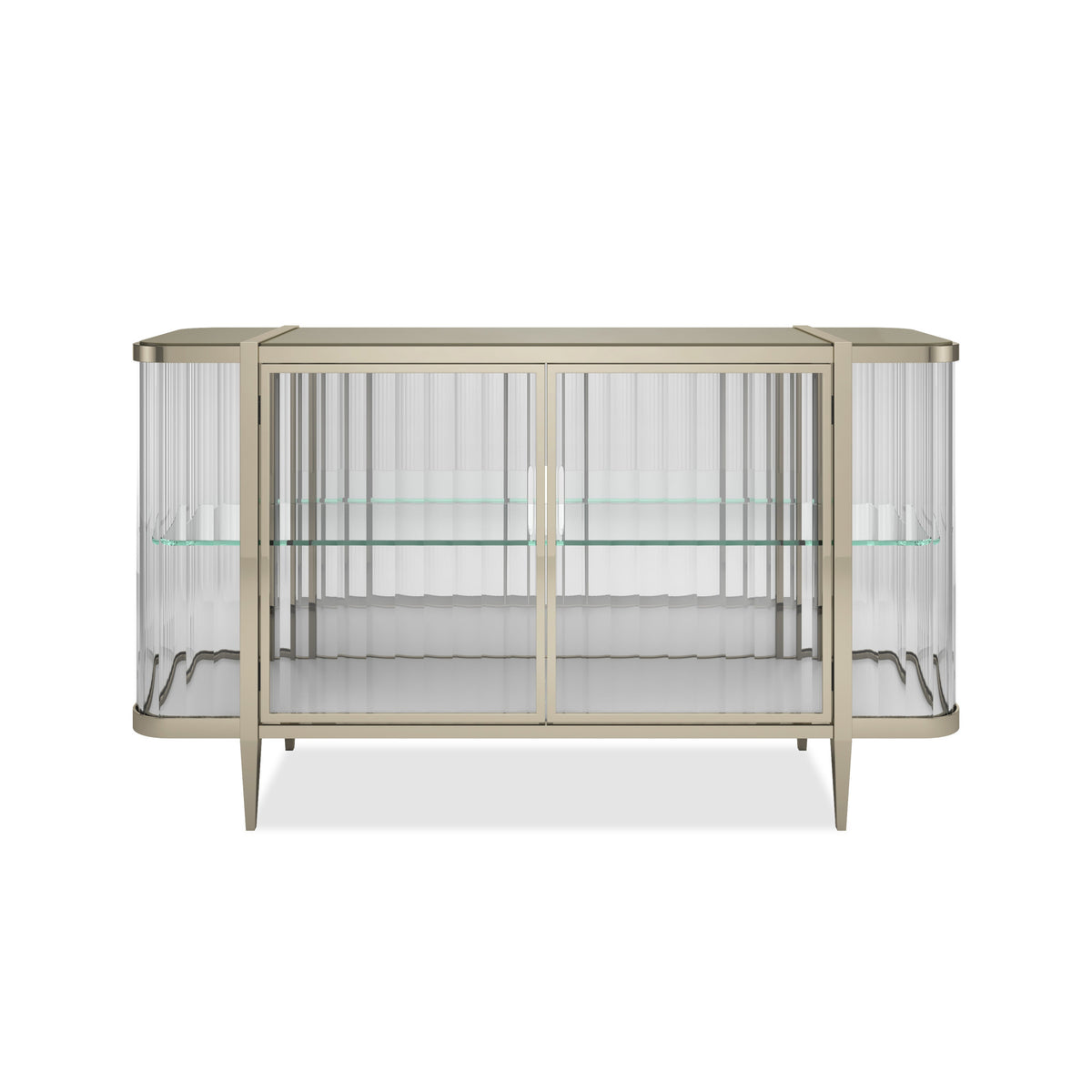Caracole Stop And Stare Sideboard – front view – Lusso Furniture Miami