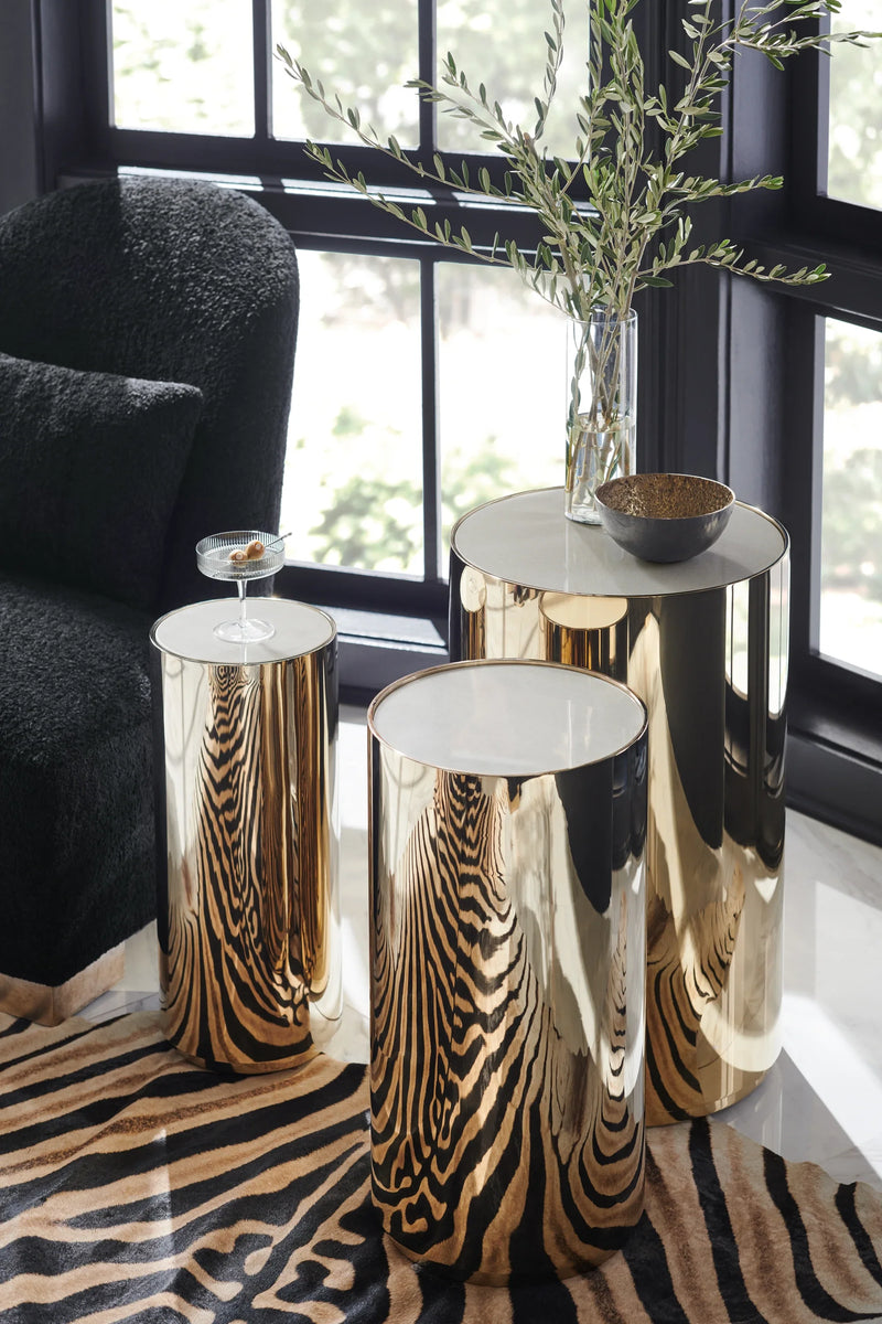 Caracole Round About Tall Accent Table-zoom-