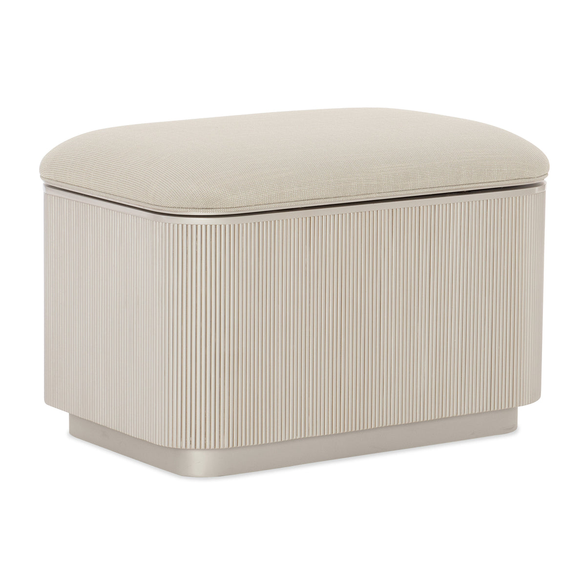 Caracole Love Ottoman – back view – Lusso Furniture Miami