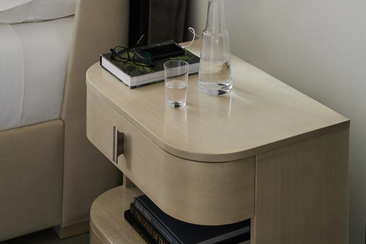 Caracole La Moda Nightstand – angle view – Lusso Furniture Miami