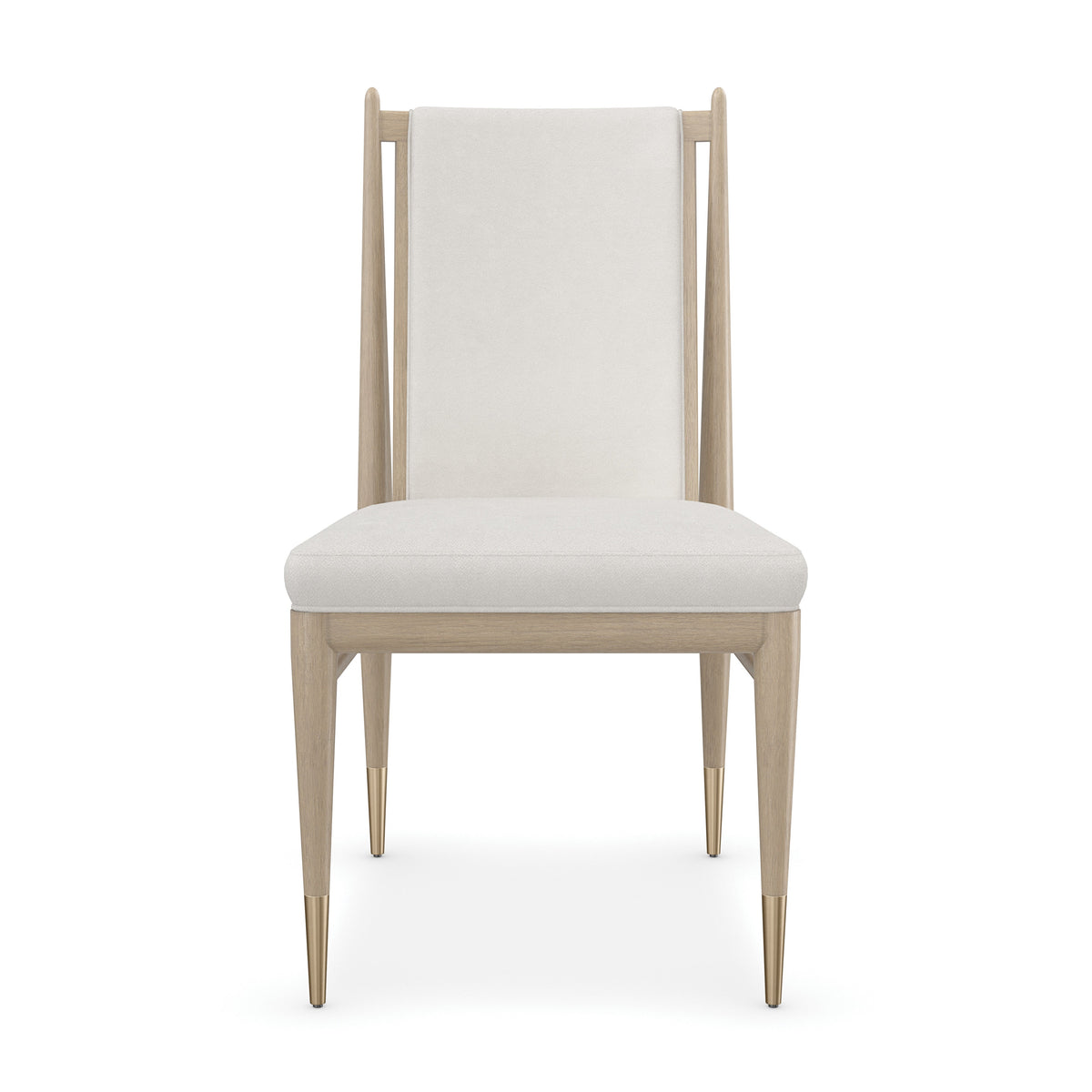 Caracole Unity Dining Chair – front view – Lusso Furniture Miami
