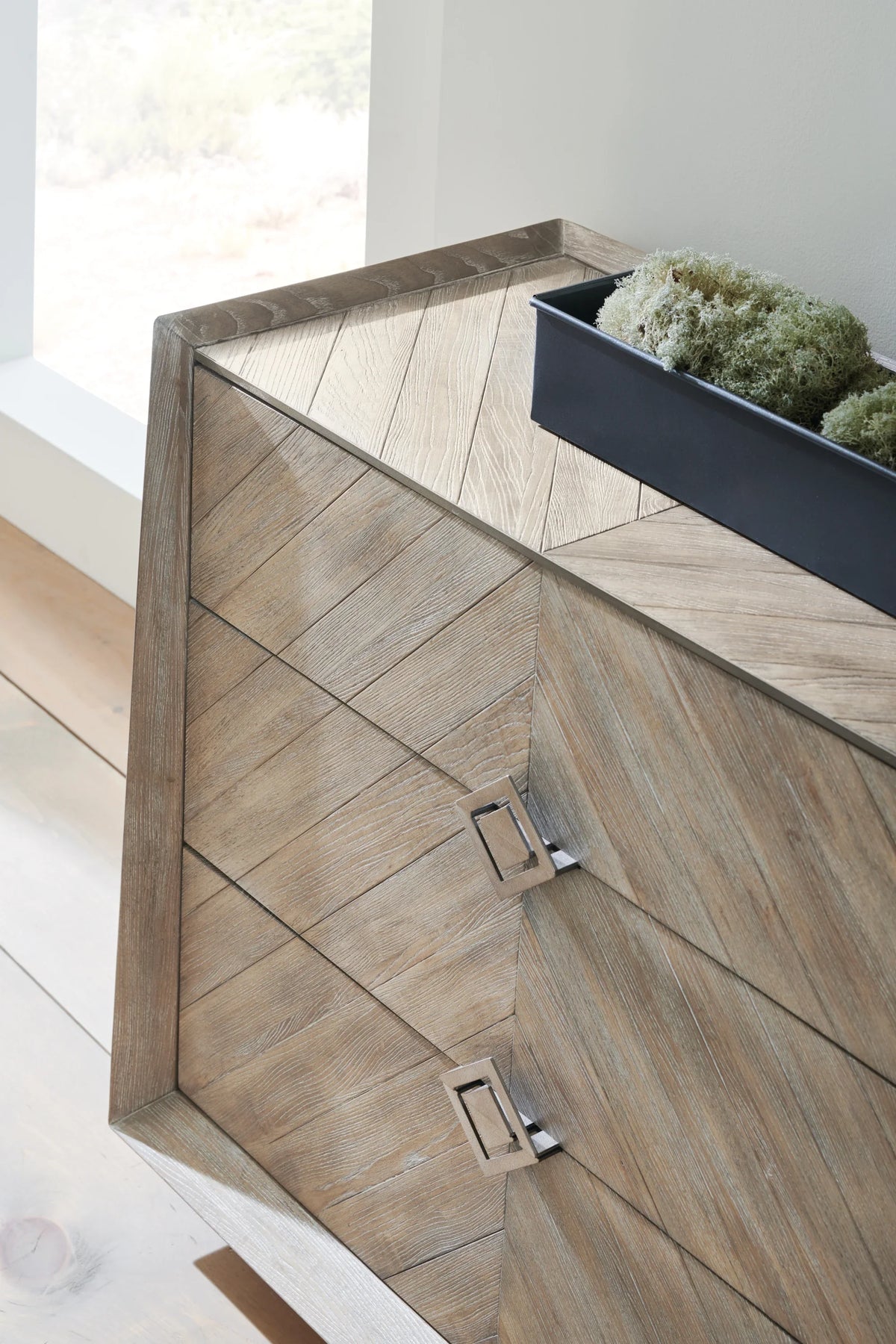 Caracole Naturally Dresser – back view – Lusso Furniture Miami