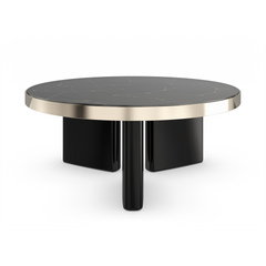 Caracole Umbra Large Cocktail Table – front view – Lusso Furniture Miami