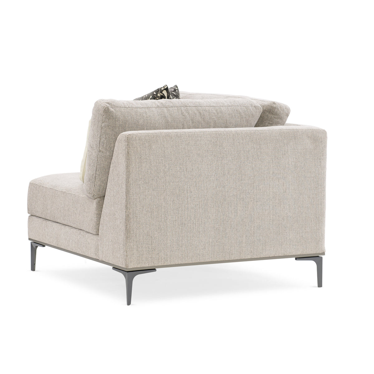 Caracole Repetition Corner Sectional – room setting – Lusso Furniture Miami