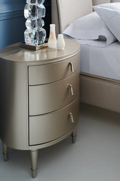 Caracole Beauty Nightstand – angle view – Lusso Furniture Miami