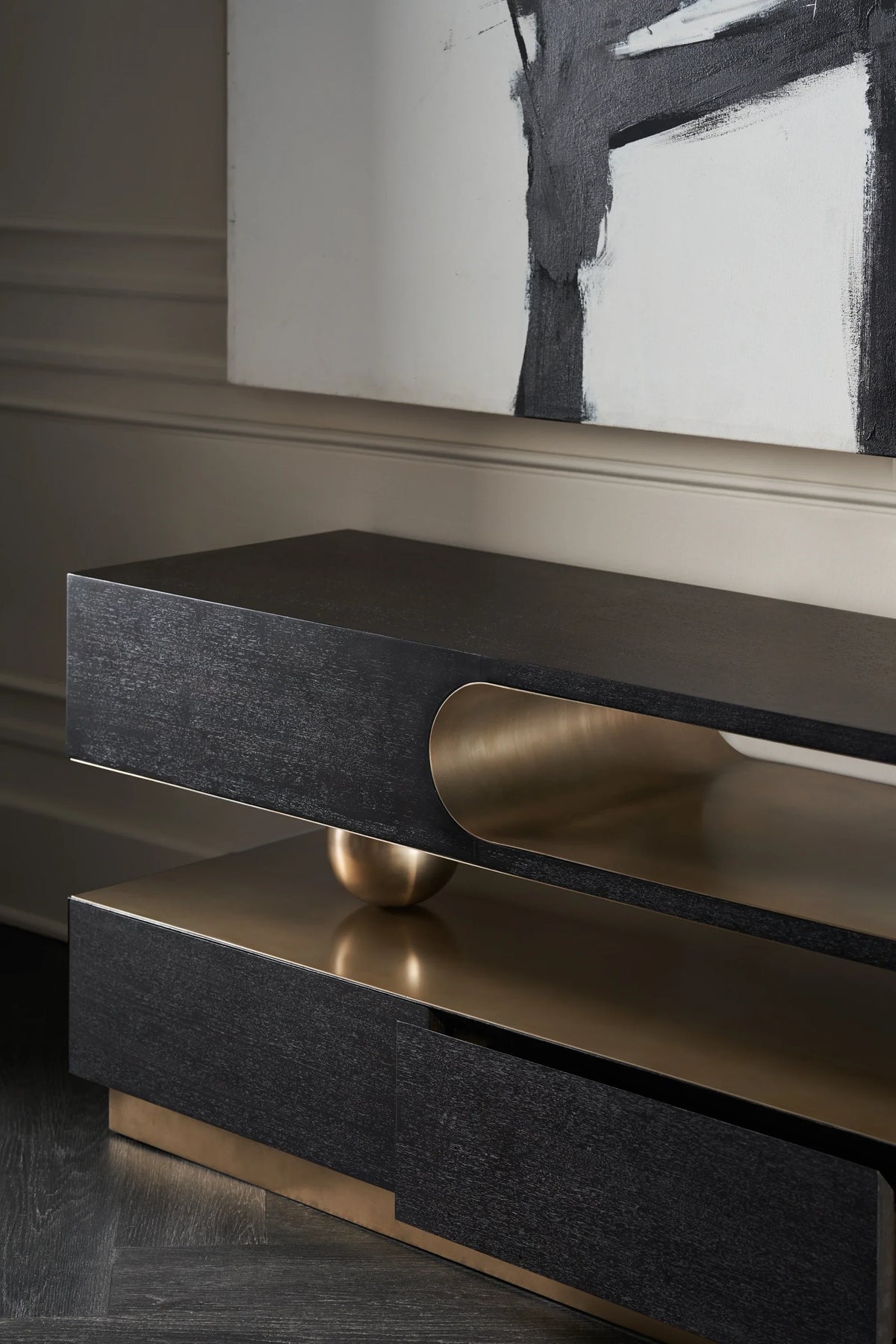 Caracole Harmony Sideboard – detail – Lusso Furniture Miami