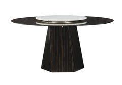 Caracole Vector Lazy Susan Tray – side view – Lusso Furniture Miami