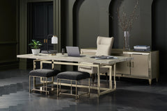 Caracole Wish You Were Here Dining Table – view 15 – Lusso Furniture Miami